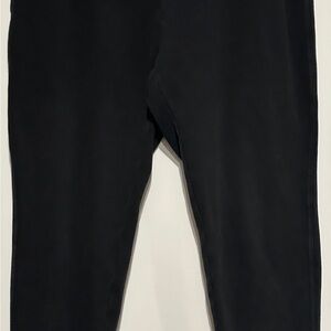Lands' End Black Serious Sweats - Tall Size